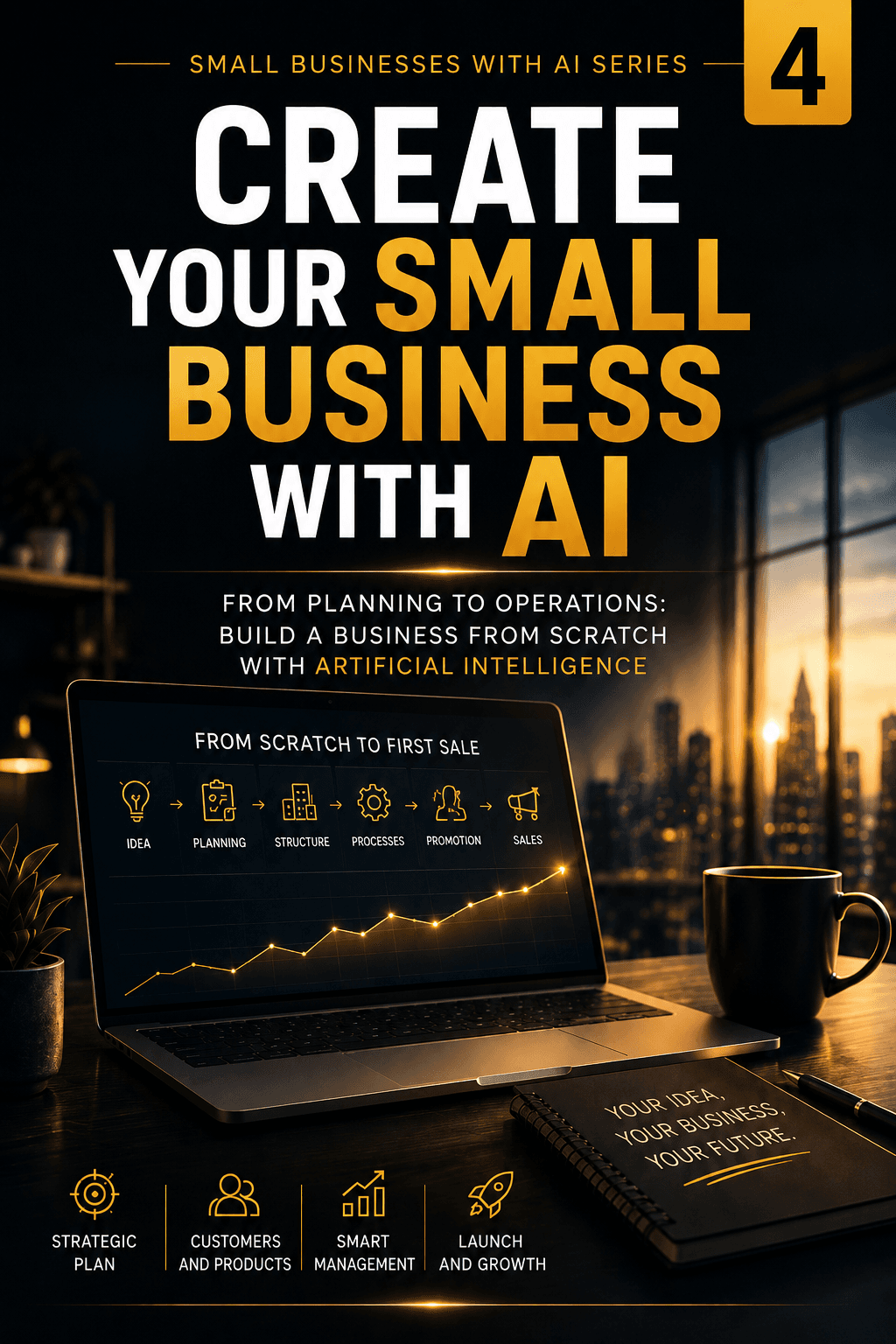 Cover of the book Create Your Small Business with AI