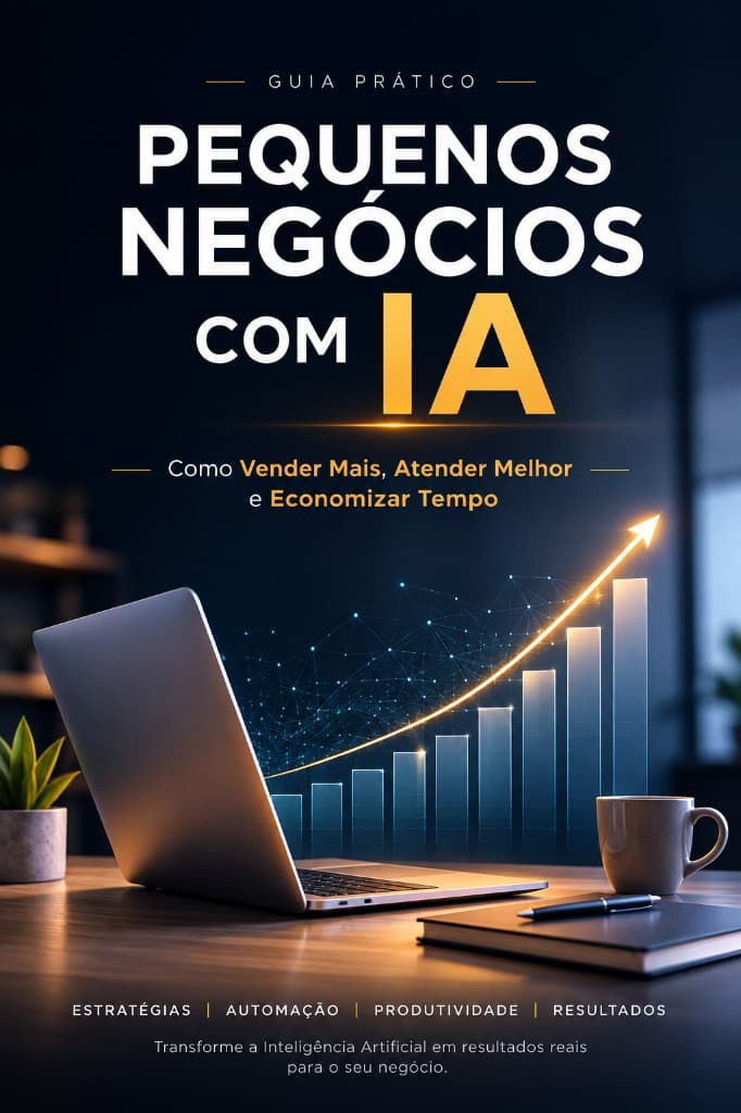 Capa do livro Pequenos Negócios com IA